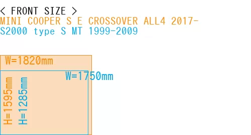 #MINI COOPER S E CROSSOVER ALL4 2017- + S2000 type S MT 1999-2009